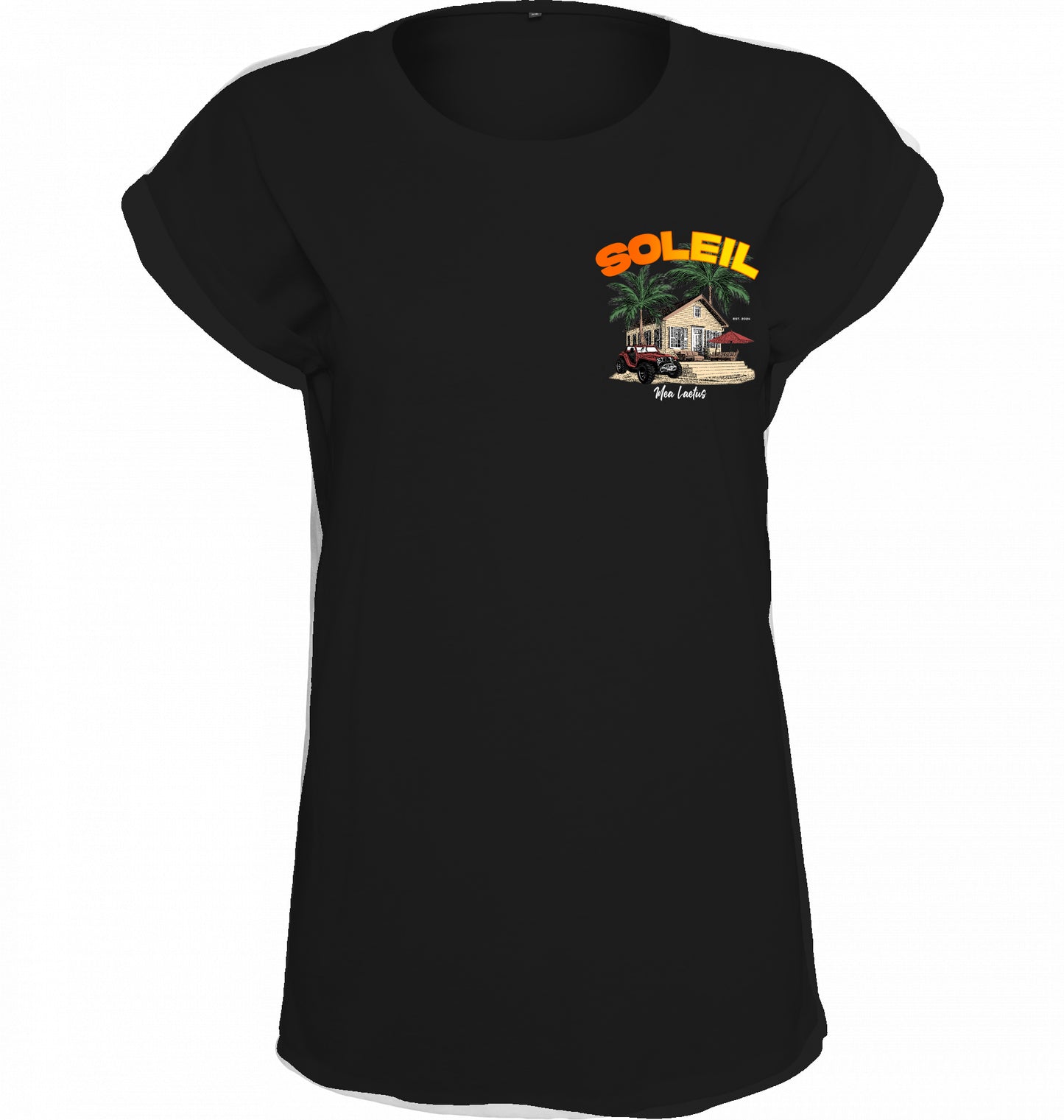 Ladies T-Shirt Finca Soleil - black