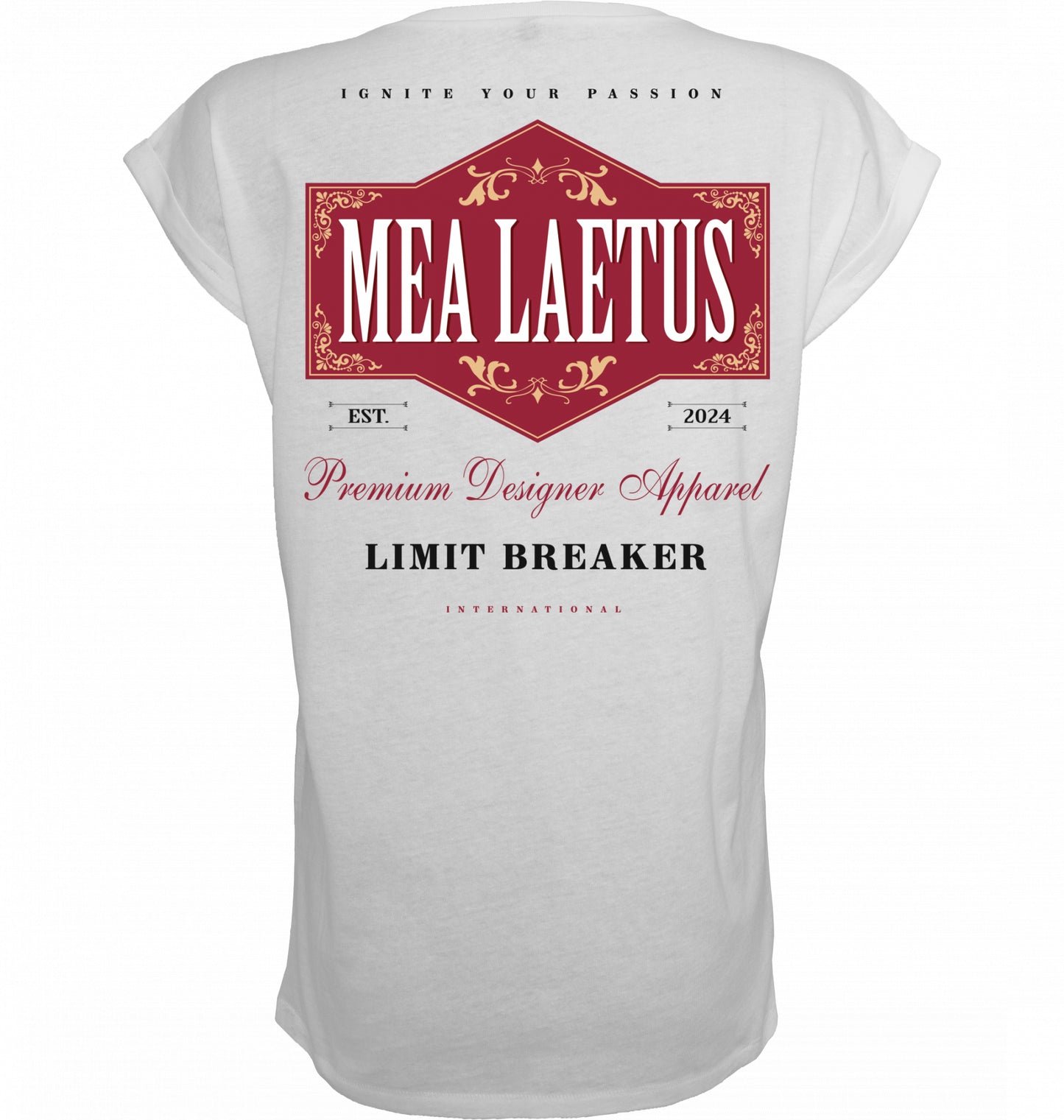 Ladies T-Shirt Limitbreaker Emblem ROT - white
