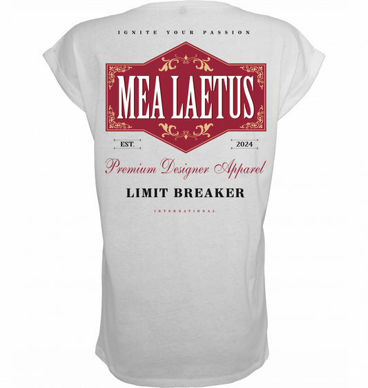 Ladies T-Shirt Limitbreaker Emblem ROT - white - MEA LAETUS