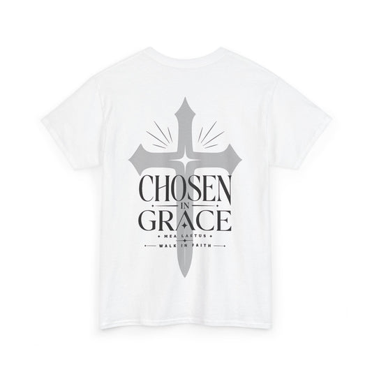 Chosen in Grace — Christian Streetwear T-Shirt - MEA LAETUS