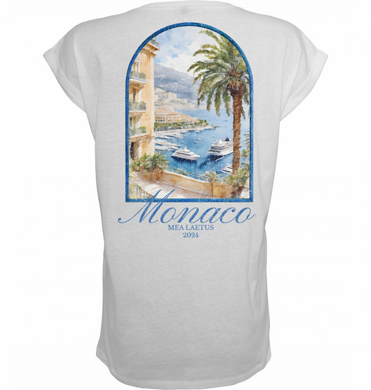 Ladies T-Shirt Monaco - white - MEA LAETUS
