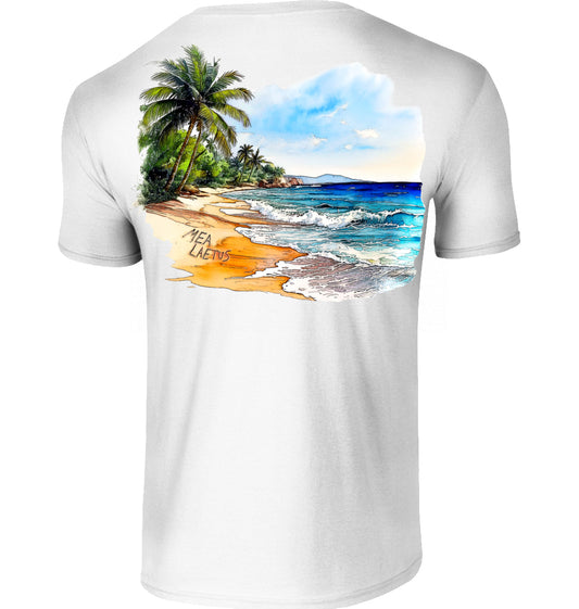 Kinder Shirt Holiday Sky - white - MEA LAETUS