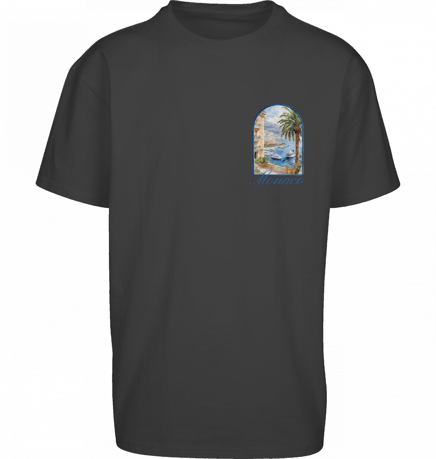 Oversized Tee Monaco - BLACK