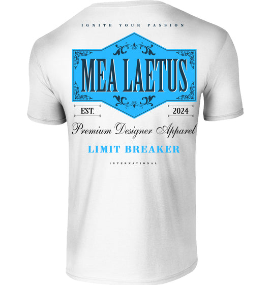 Kinder Shirt Limitbreaker Emblem - BLAU - white - MEA LAETUS