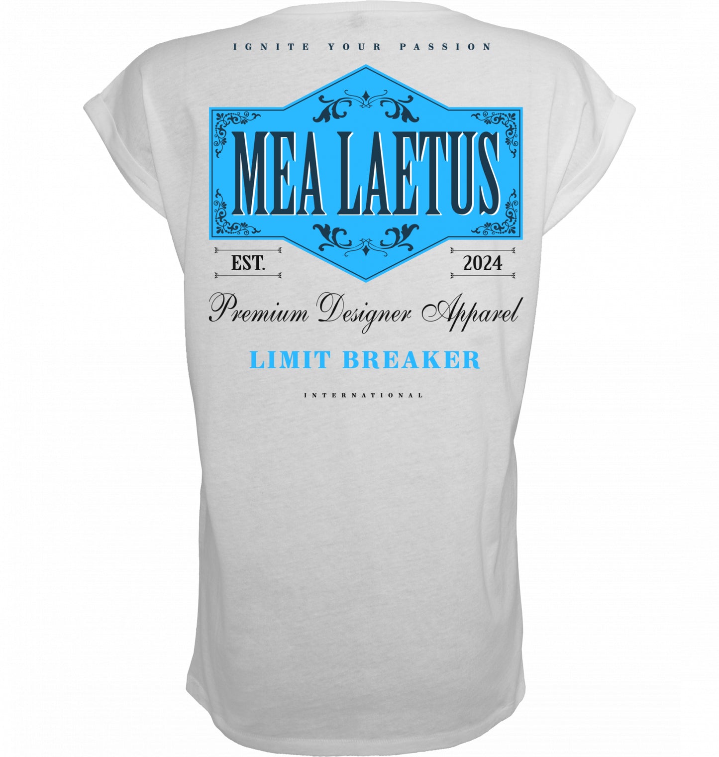 Ladies T-Shirt Limitbreaker Emblem BLAU - white