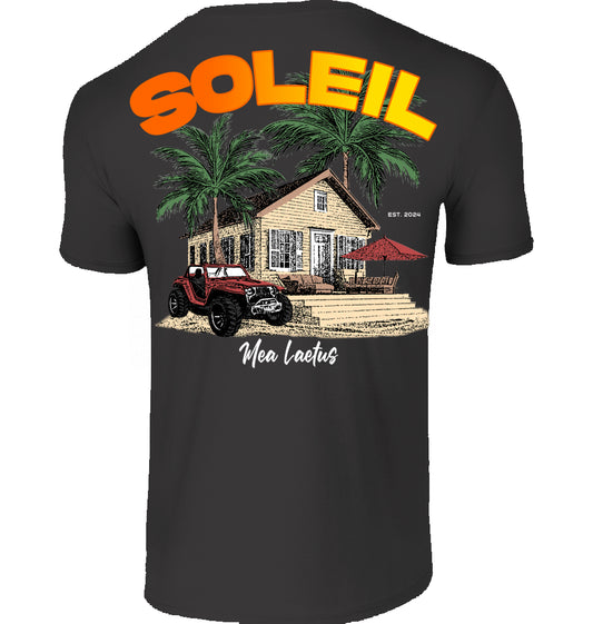 Kinder Shirt Finca Soleil - black - MEA LAETUS