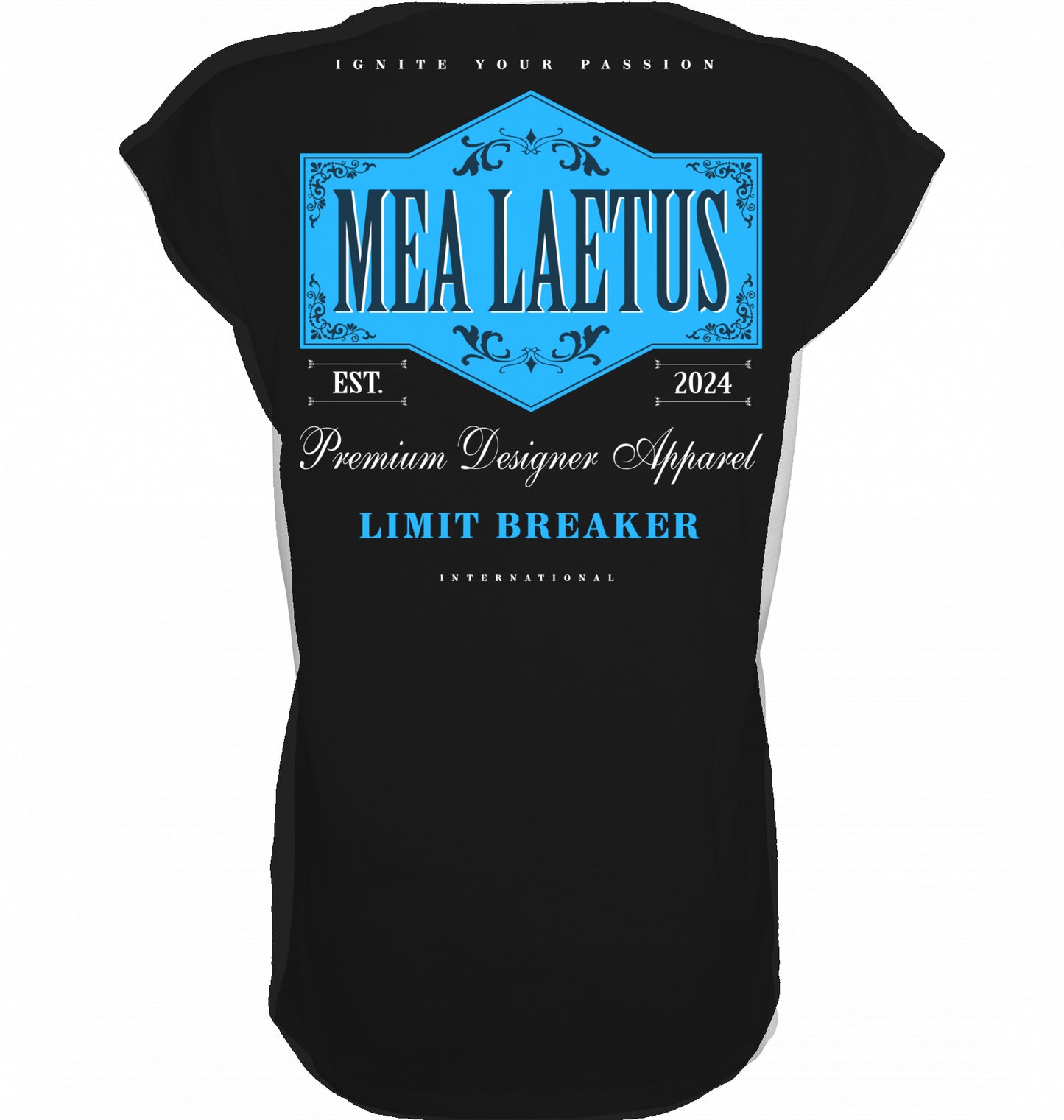Ladies T-Shirt Limitbreaker Emblem BLAU - black