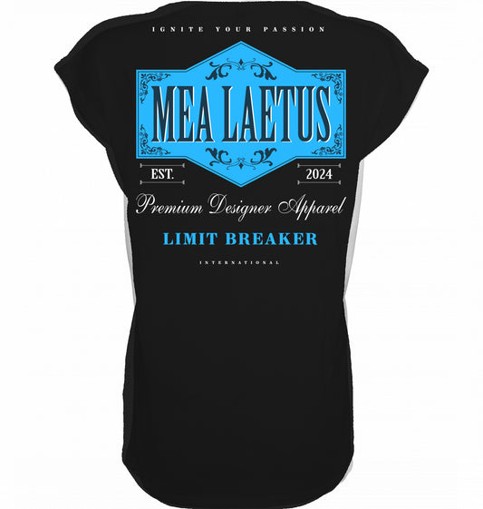 Ladies T-Shirt Limitbreaker Emblem BLAU - black - MEA LAETUS