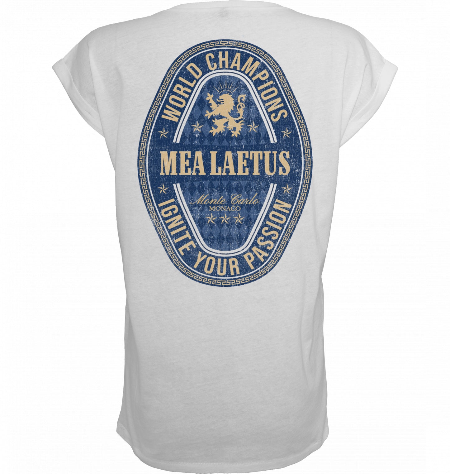 Ladies T-Shirt World Champions BLUE - white