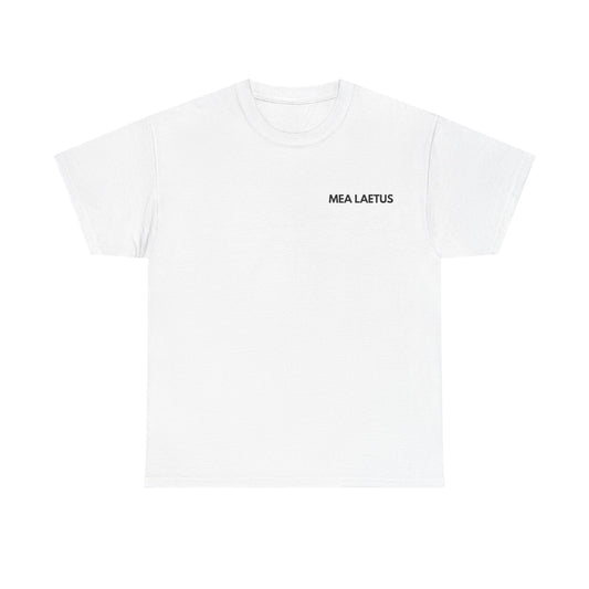 White essential Logo T-Shirt - MEA LAETUS