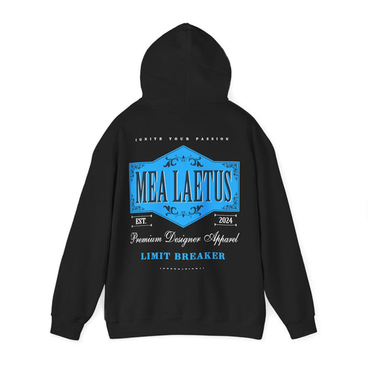 Hoodie Limitbreaker Emblem - BLAU - mock up hinten