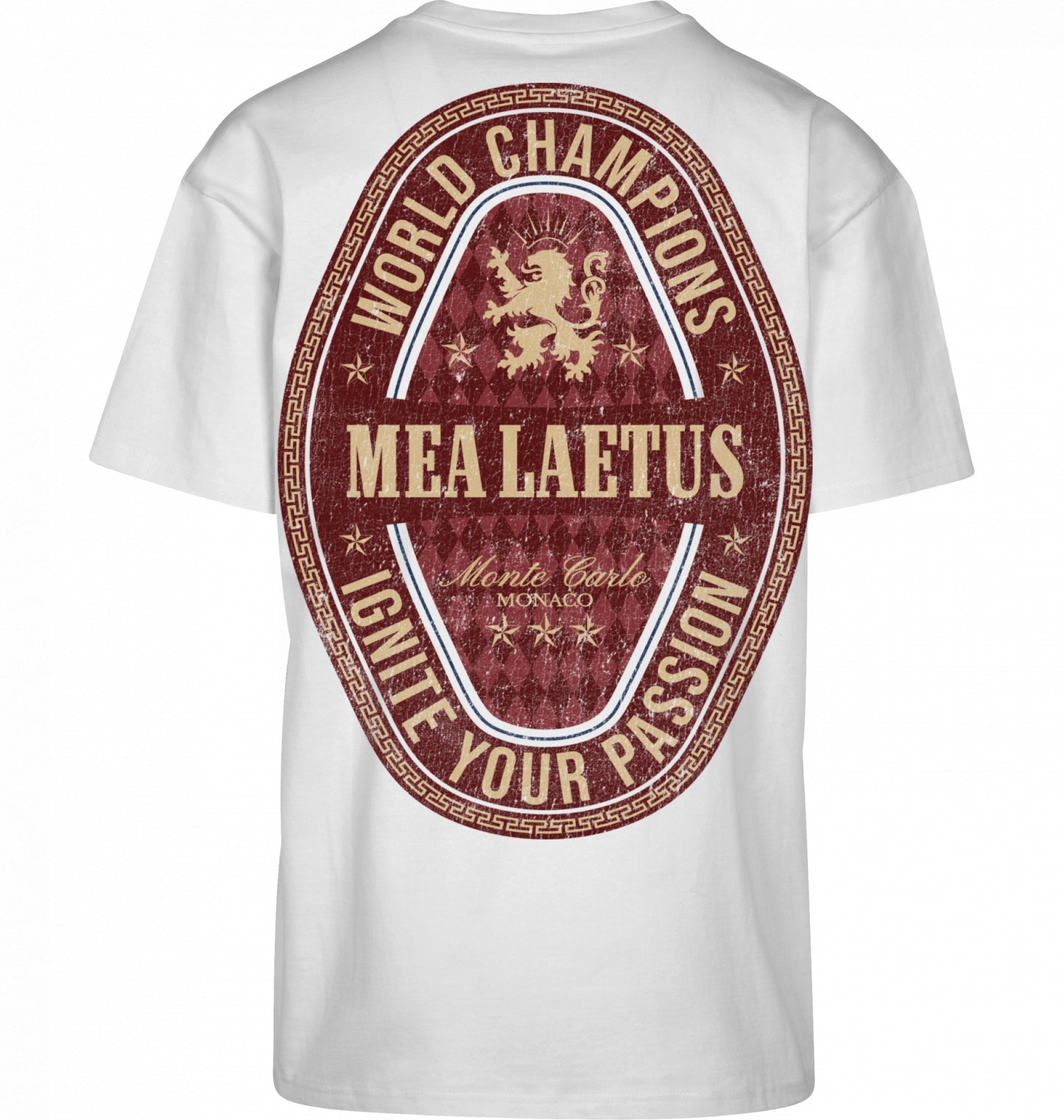 Oversized Tee World Champions RED - white