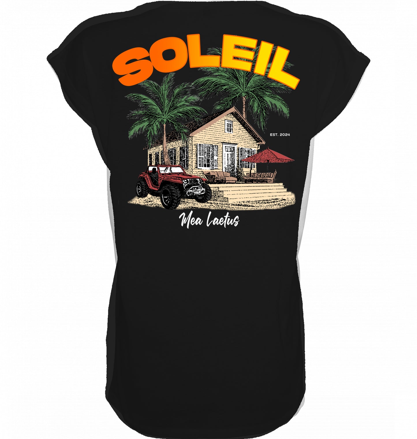 Ladies T-Shirt Finca Soleil - black