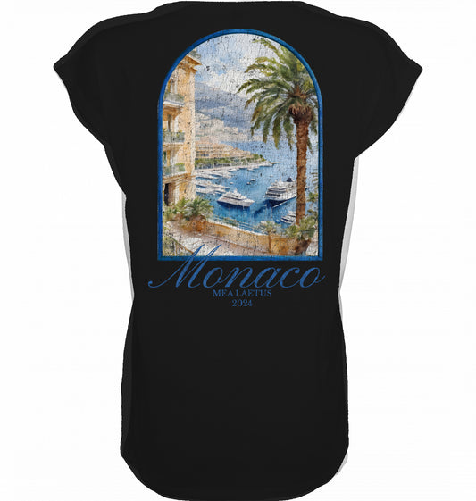 Ladies T-Shirt Monaco - black - MEA LAETUS