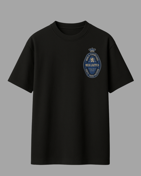 Oversized Tee World Champions BLUE - black - MEA LAETUS