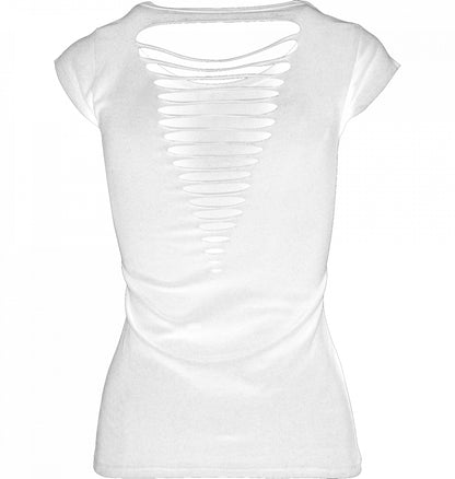 Squirt Queen - Funny Cut-out Damen Shirt