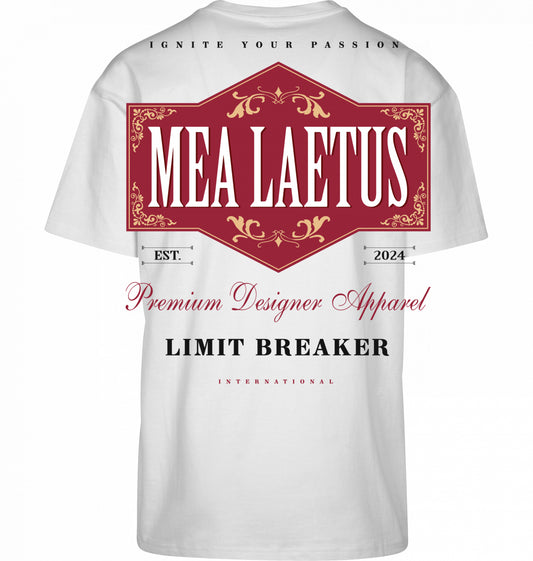 Oversized Tee Limitbreaker Emblem red - WHITE