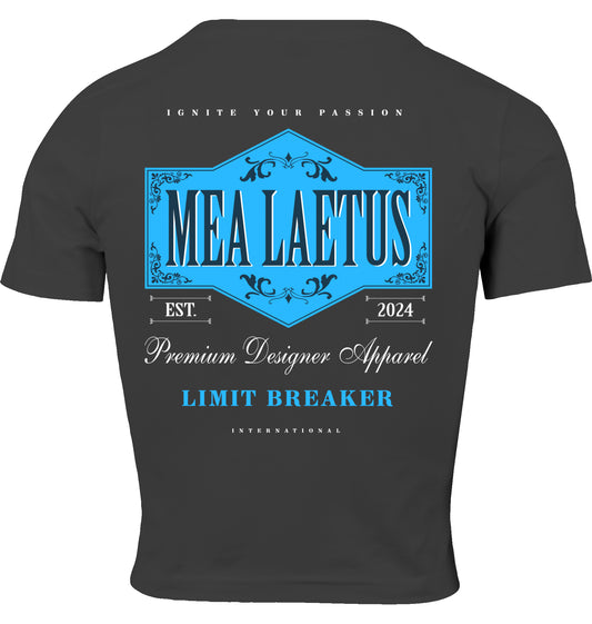 Ladies Cropped Shirt Limitbreaker Emblem - MEA LAETUS