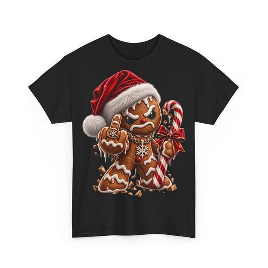 Angry Gingerbread - Christmas Graphic Tee - MEA LAETUS