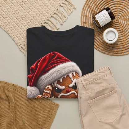 Angry Gingerbread - Christmas Graphic Tee - MEA LAETUS
