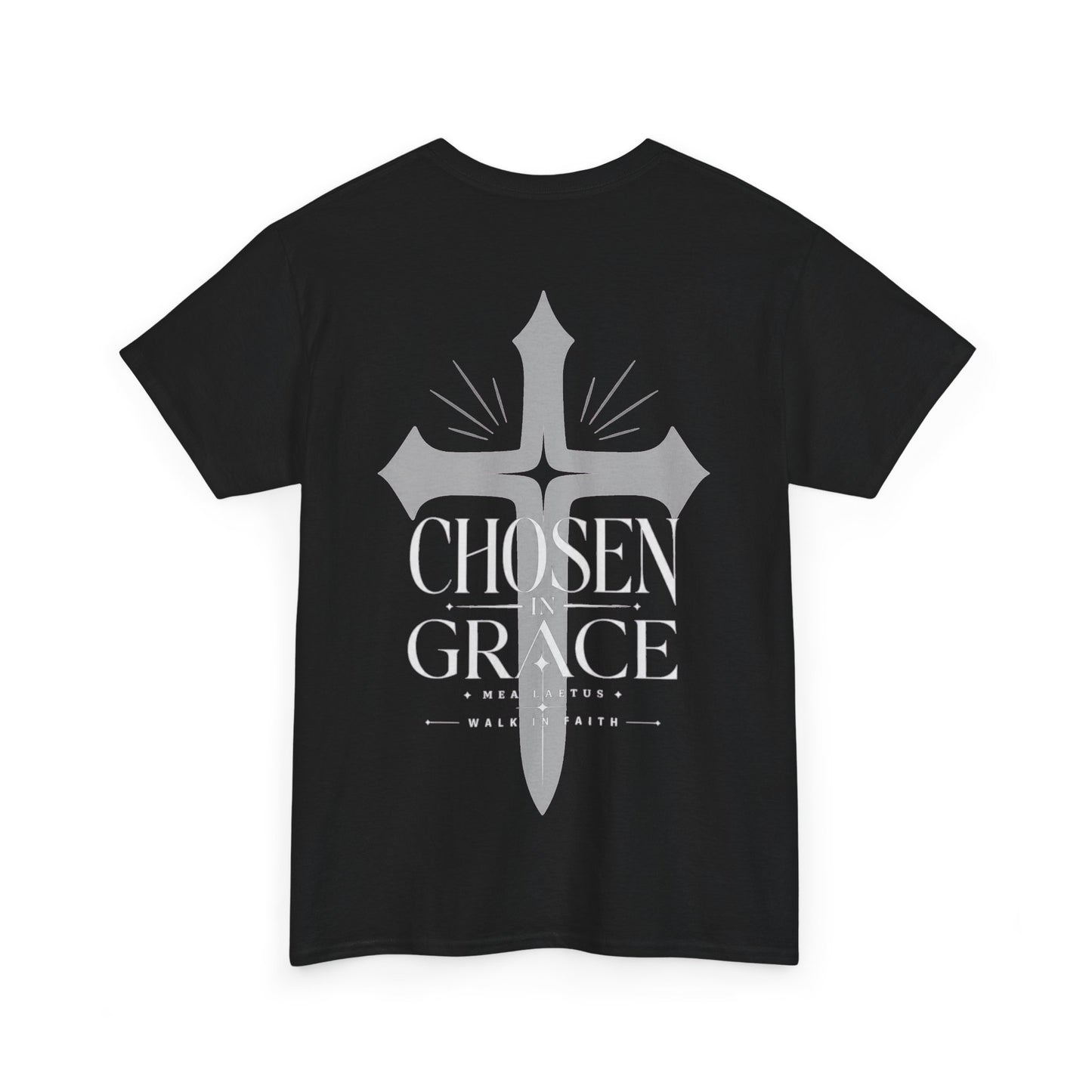 Chosen in Grace — Christian Streetwear T-Shirt - MEA LAETUS