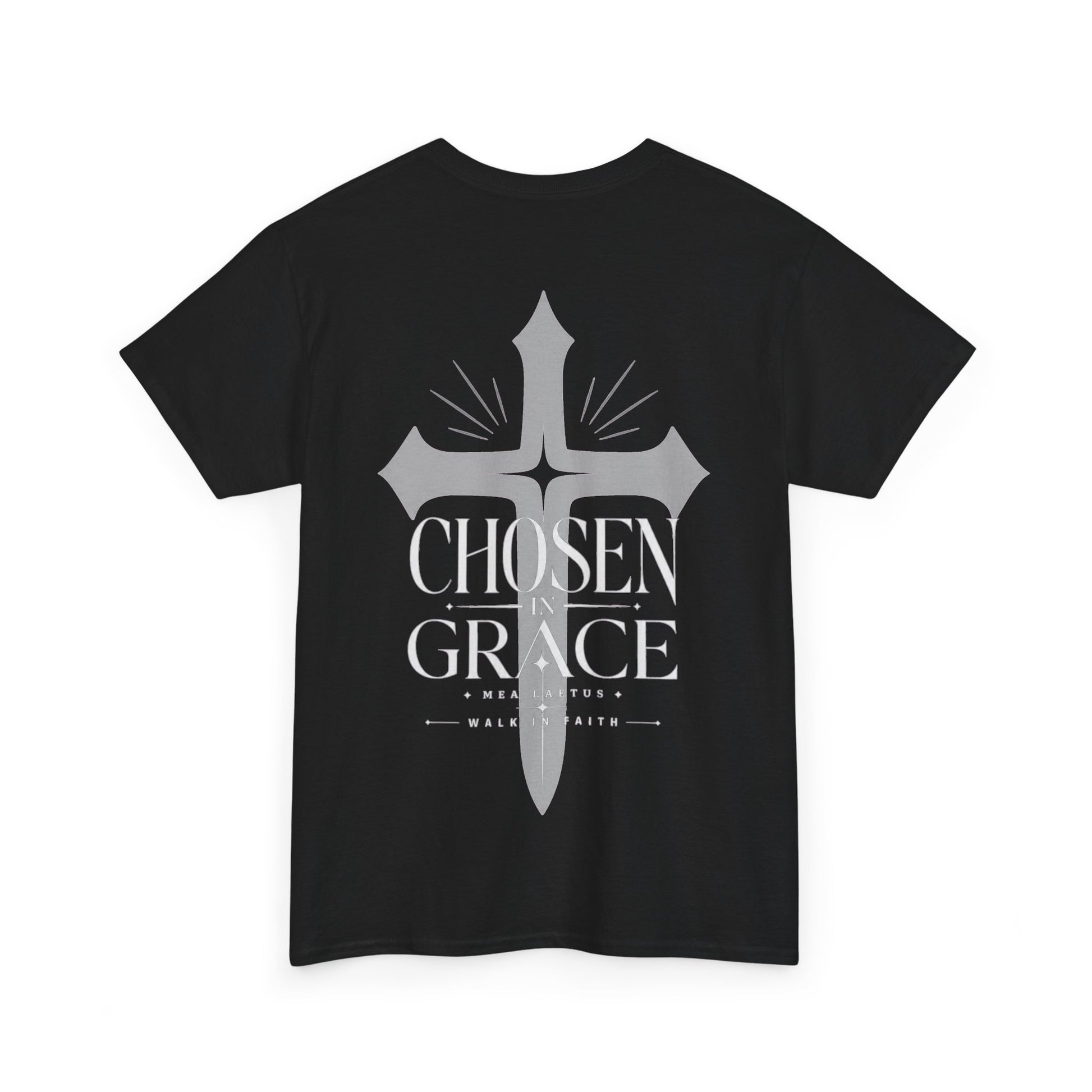 Chosen in Grace — Christian Streetwear T-Shirt - MEA LAETUS