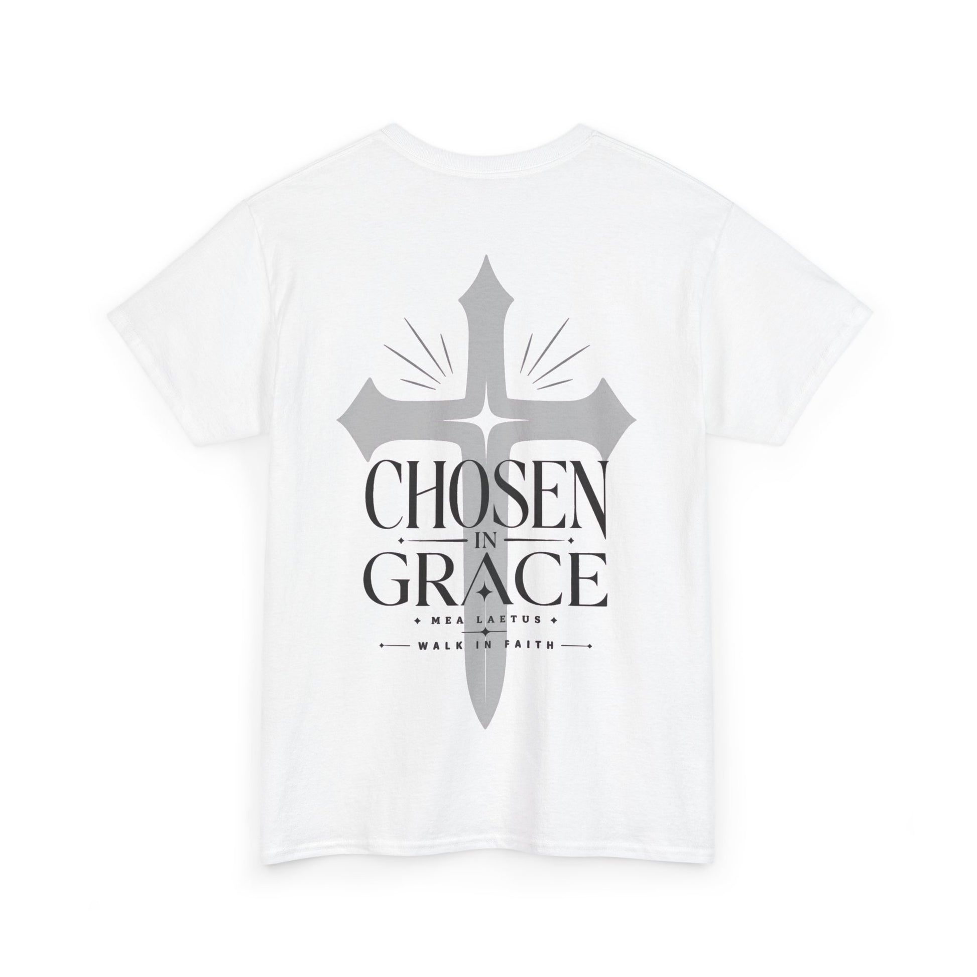 Chosen in Grace — Christian Streetwear T-Shirt - MEA LAETUS