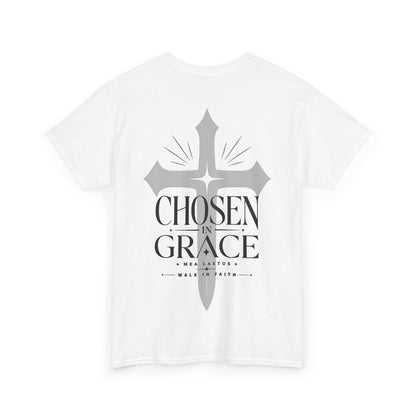 Chosen in Grace — Christian Streetwear T-Shirt - MEA LAETUS
