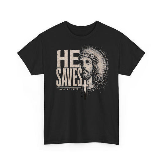The Savior — Christian Streetwear T-Shirt - MEA LAETUS