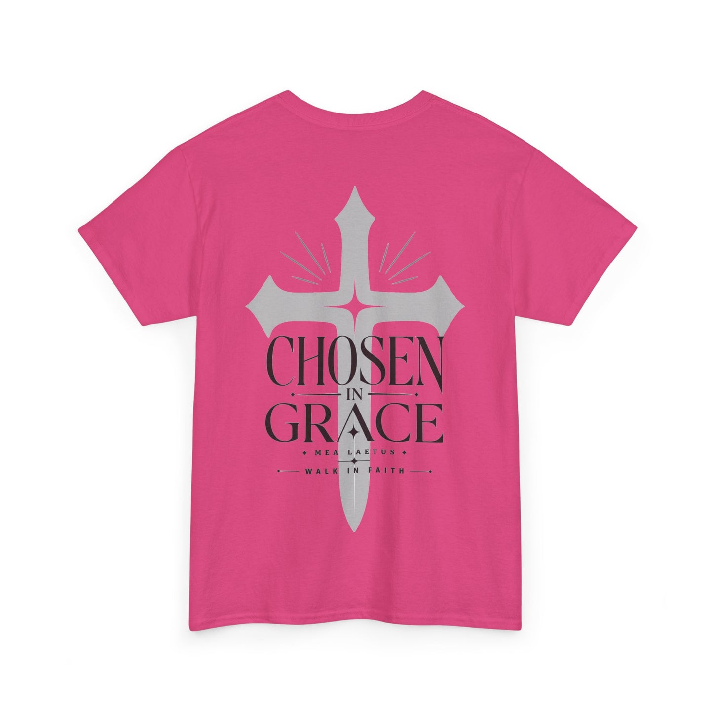 Chosen in Grace — Christian Streetwear T-Shirt - MEA LAETUS