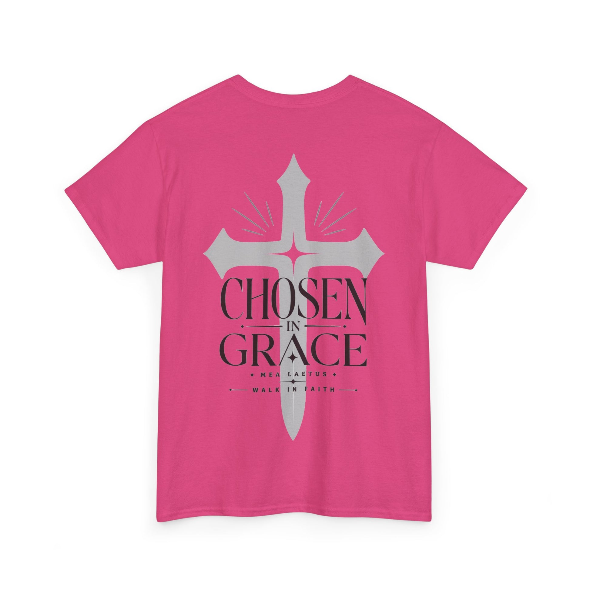 Chosen in Grace — Christian Streetwear T-Shirt - MEA LAETUS