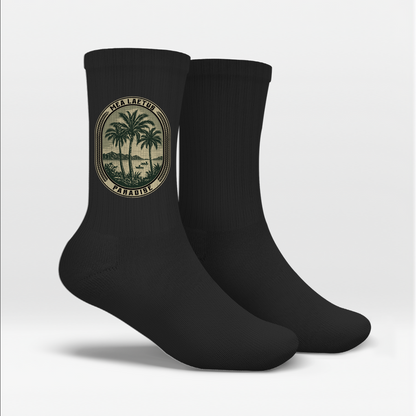 Socken Palmen Print Edition - MEA LAETUS