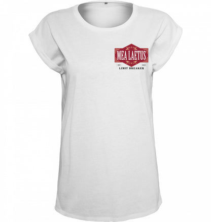 Ladies T-Shirt Limitbreaker Emblem ROT - white - MEA LAETUS