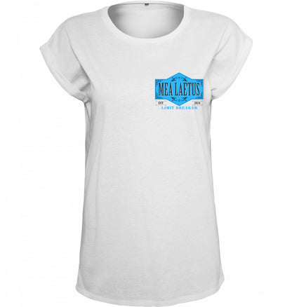 Ladies T-Shirt Limitbreaker Emblem BLAU - white - MEA LAETUS