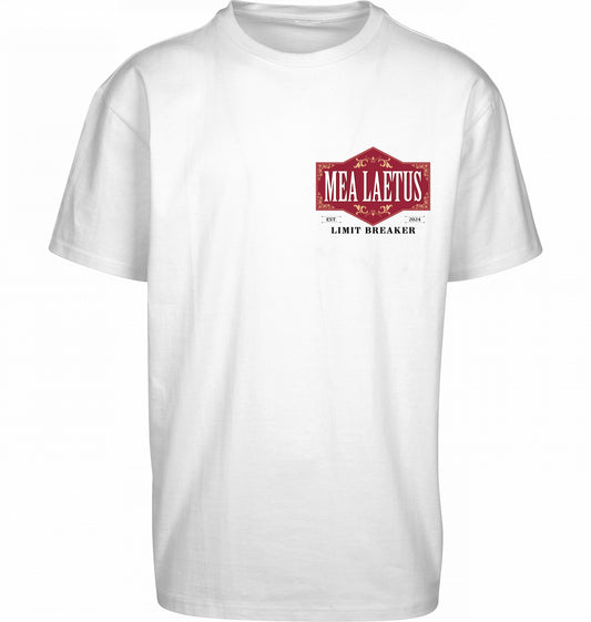 Oversized Tee Limitbreaker Emblem red - WHITE
