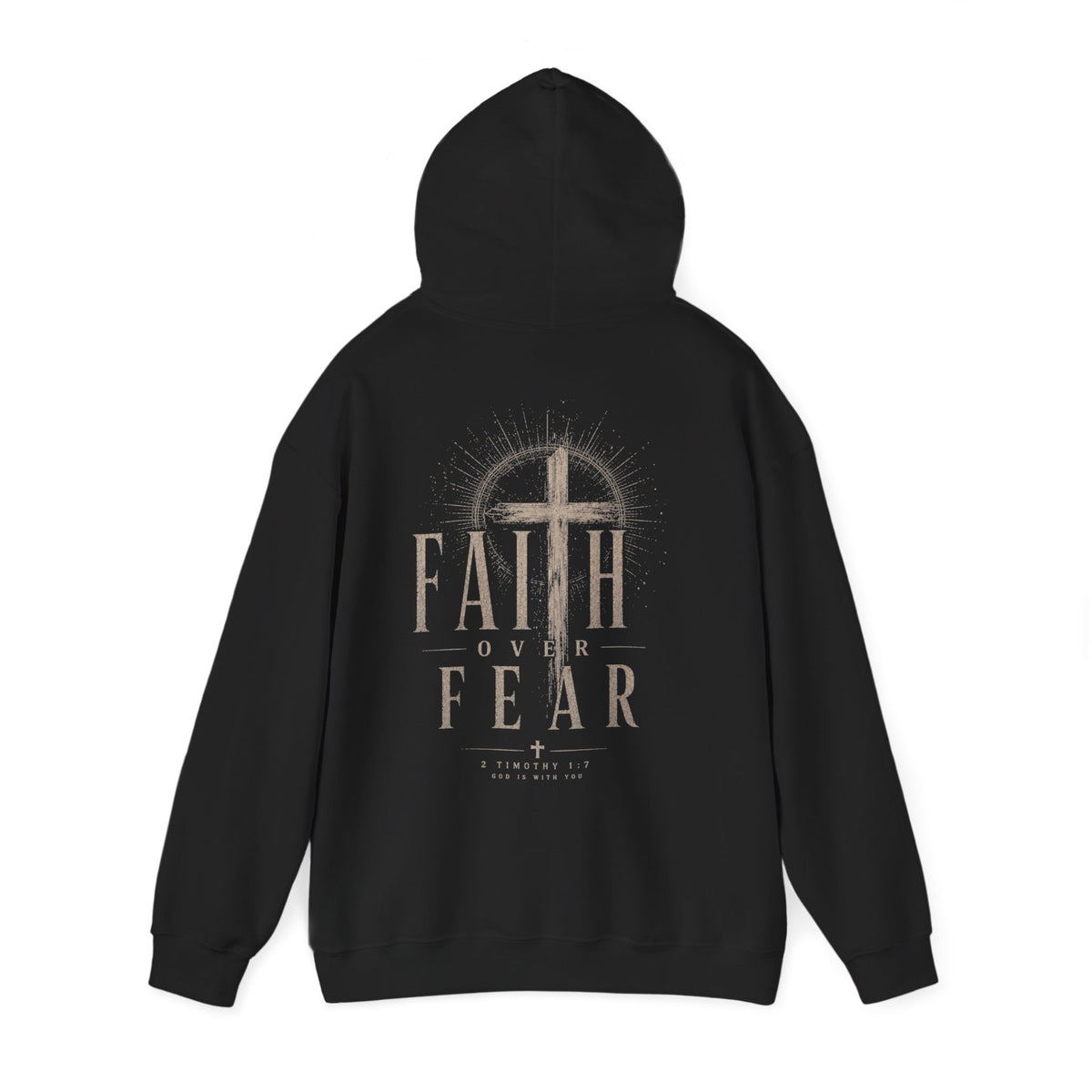 Faith Over Fear - Christian Streetwear Hoodie