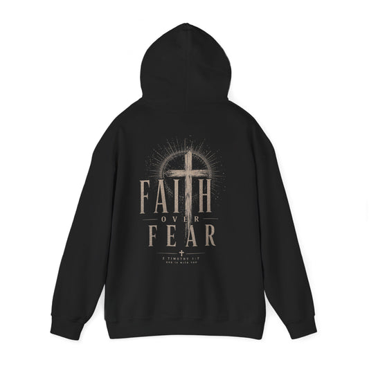 Faith Over Fear - Christian Streetwear Hoodie