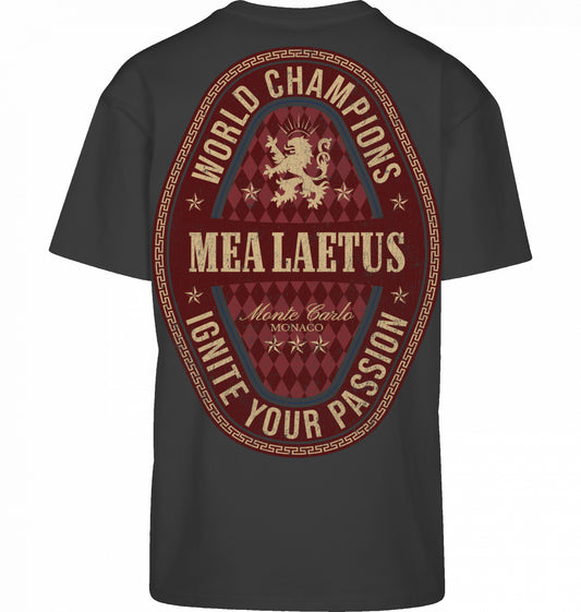 Oversized Tee World Champions RED - black