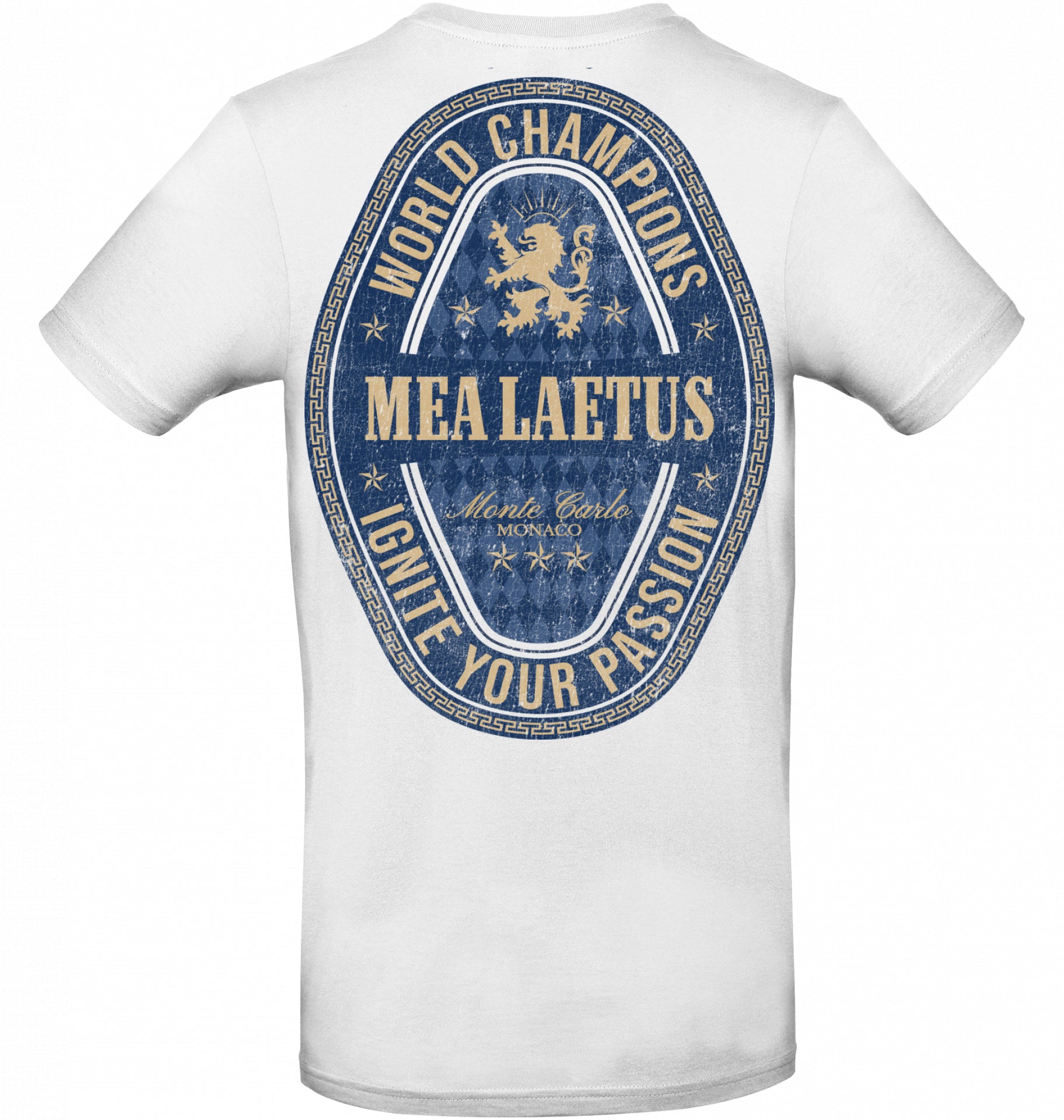 T-Shirt World Champions BLAU - white - MEA LAETUS