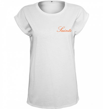 Ladies T-Shirt Saints - white - MEA LAETUS