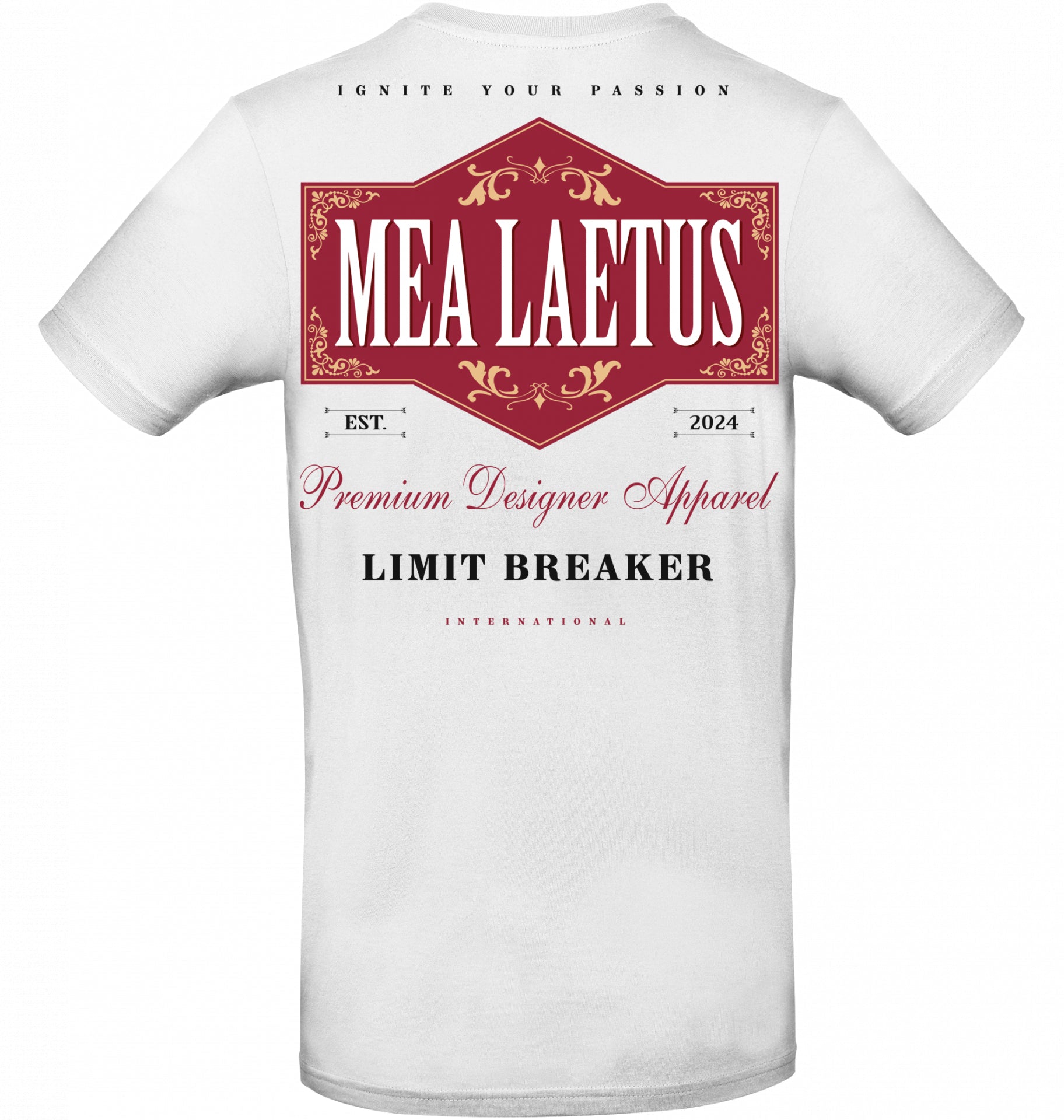 T-Shirt Limitbreaker Emblem red - white - MEA LAETUS