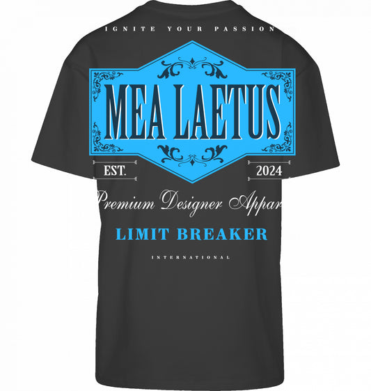 Oversized Tee Limitbreaker Emblem blue - BLACK