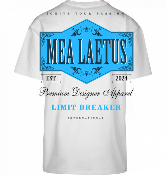 Oversized Tee Limitbreaker Emblem blue - WHITE
