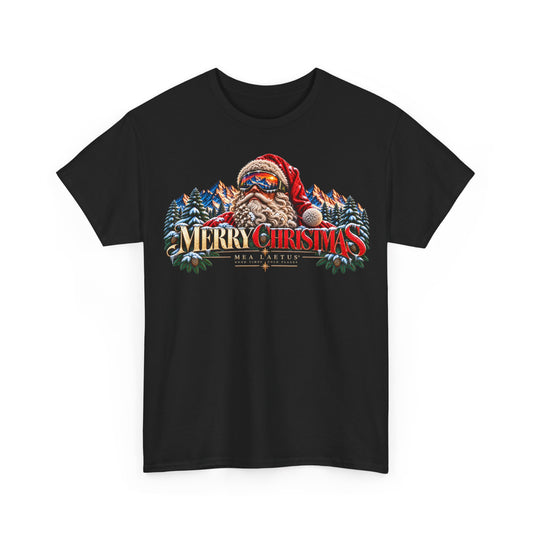 Santa on Ice - Christmas Grapfic Tee - MEA LAETUS