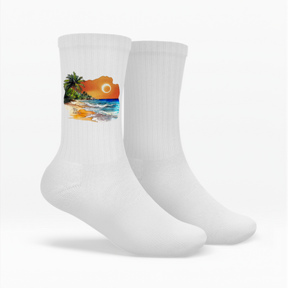 Socken Holiday Sunset Panorama - MEA LAETUS