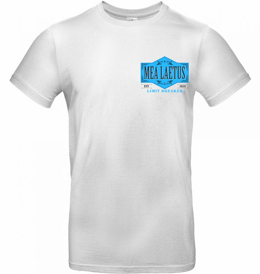 T-Shirt Limitbreaker Emblem BLUE - white - MEA LAETUS