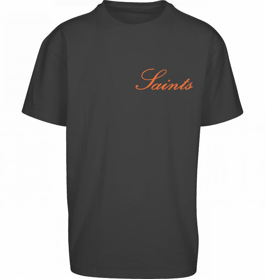 Oversized Tee Saints - BLACK