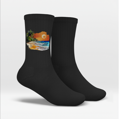 Socken Holiday Sunset Panorama - MEA LAETUS