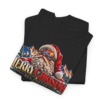 Santa on Ice - Christmas Grapfic Tee - MEA LAETUS