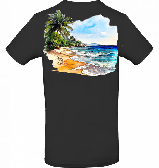T-Shirt Holiday Sky - black - MEA LAETUS